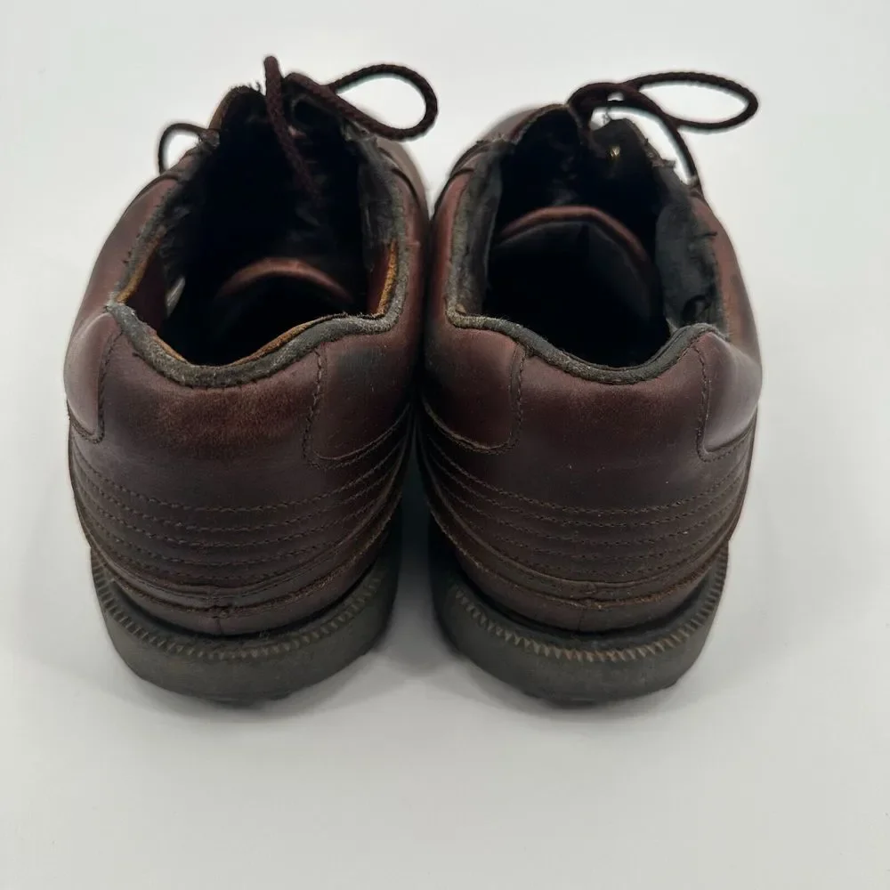 FootJoy eComfort‎ Golf Shoes Mens 9M Brown Leather Lace Up Waterproof 57735
